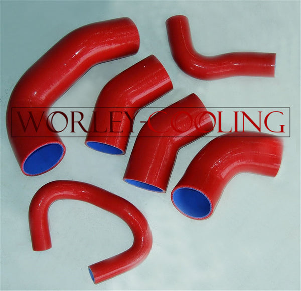 RED Silicone Intercooler Hose Kit for Mitsubishi Lancer Evo 7 8 9 CT9A 4G63 2001-2007 01 02 03 04 05 06 07