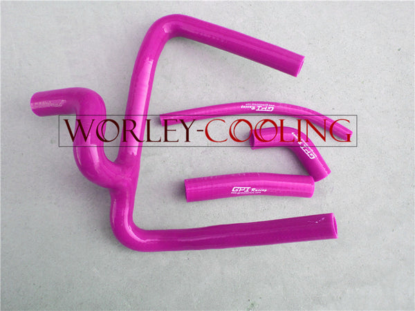 Silicone Radiator Y Hose Kit for Honda CR250 CR250R CR 250 E 2002-2008 02 03 04 05 06 07 08 PINK