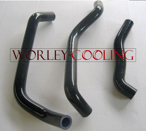 For Honda TRX250R TRX250 1987 1988 1989 87 88 89 silicone radiator hoses BLACK