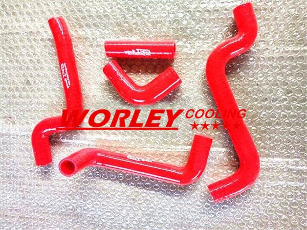 RED ALUMINUM RADIATOR HOSE FOR APRILIA RS 125 RS125 2005-2012 05 06 07 08 09 10 11 12