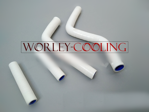 FOR YAMAHA YZ125 2003-2008 Silicone Radiator Hose Kit 03 04 05 06 07 08 WHITE