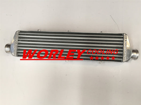 Universal ALUMINUM TURBO INTERCOOLER 550*140*50mm 2.25 inch  IN/OUT FMIC Delta FIN