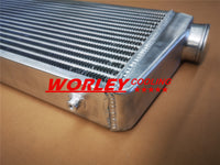 Universal Turbo Aluminum Intercooler 600x300x70mm Front Mount 3" IN/OUTLET 76MM