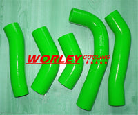 FOR TOYOTA SUPRA MK3 MA70 SILICONE INTERCOOLER TURBO HOSES 7MGTE/7M-GT GREEN