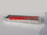 550x140x50mm FMIC ALUMINUM INTERCOOLER 2.25" INLET/OUTLET TURBO Tube and Fin