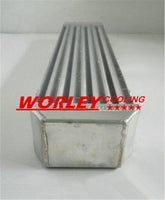 Turbo Aluminum Intercooler 2.2" 550x140x70 mm Delta Fin SAME SIDE OUTS