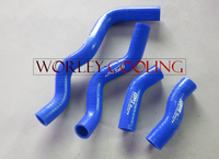 BLUE silicone radiator hose FOR Kawasaki KLX250 KLX 250 1993-2010 93 94 95 96 97 98 99 00 01 02 03 04 05 06 07 08 09 10