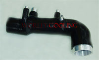 Black silicone induction intake pipe fit FOR Subaru GC8 EJ20 STi Vers 5-6 1998 1999 2000 98 99 00