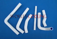 silicone radiator coolant white hose FOR Honda CR250R 2-stroke 2000 2001 00 01 CR 250 R