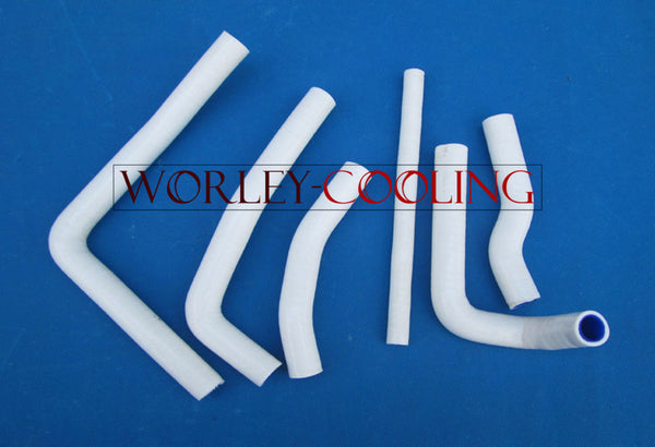 silicone radiator coolant white hose FOR Honda CR250R 2-stroke 2000 2001 00 01 CR 250 R