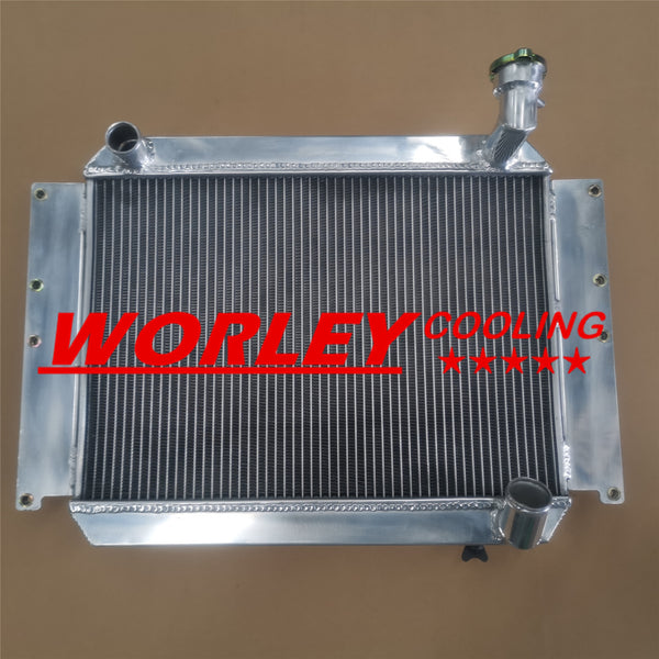 Aluminum radiator for corvette 350 V8 1955 1956 1957 1958 1959 1960 55 56 57 58 59 60