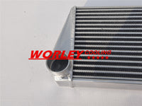 Aluminum Intercooler V-MOUNT for MAZDA RX7 70mm 2.75" IN&OUTLET - FC3S 13B 470 x 300