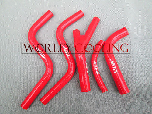 silicone radiator hose for Honda CR250 CR 250 85 86 87 1985 1986 1987 red