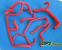 For Renault Clio MK1 16S/1.8L/2.0L 16V F7 Hatchback Silicone Radiator Hoses RED